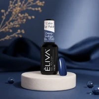 Eliva Color Gel Polish Deep Indigo 0560